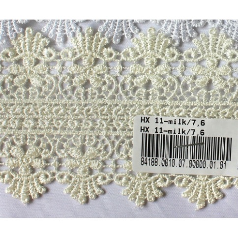 Гипюр Ajur HX 11-milk/7,6 фото 1