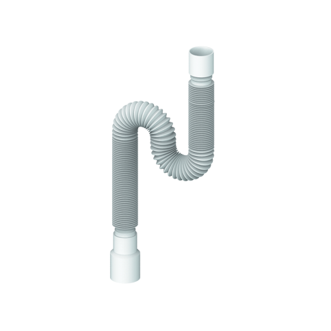 D120 Гофра 1 1/2"*40/50 (1200 мм) UNICORN фото 1