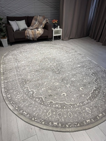 Ковер ARMINA 2.0*2.9 GA073G Oval Grey/Grey Турция фото 1