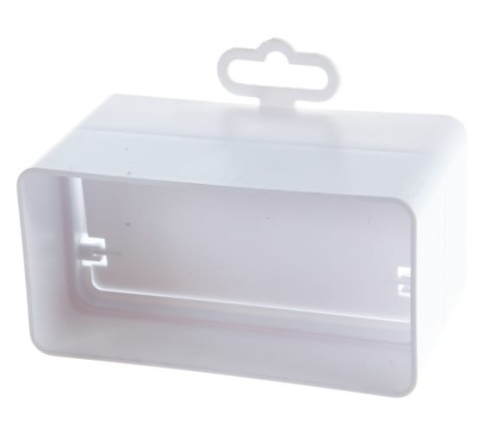 Соеденитель плоских  каналов 60х120 с обратным клапаном 612СКПО фото 1