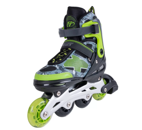Роликовые коньки Azart р.34-37 (М) 1/6 зеленый фото 1