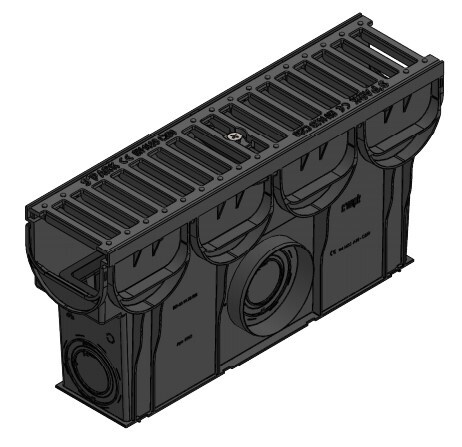 Пескоуловитель S.park ПУ-10.14.25-ПП с решеткой чугунной щель ВЧ кл.С 0888033 фото 1