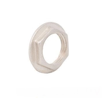 Контрагайка c бортиком 3/4" ник-лат фото 1