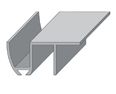 Направляющая нижняя для разд.дверей 2м N2 фото 1