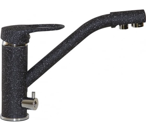Смеситель для кухни 40к MIXLINE ML-GS05 (308) черный с вых. для питьевого фильтра фото 1