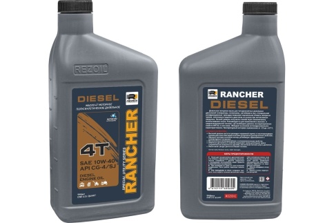 Масло Rancher DIESEL 4-т. п/синт.10W40 CG-4/SJ 0.946л фото 1