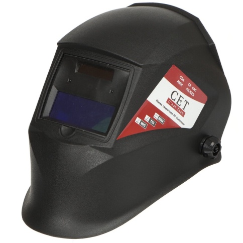 Маска сварщика хамелион 90х35 черная фильтр DIN 3/11 WELDER PRO Ф1 СБ фото 1