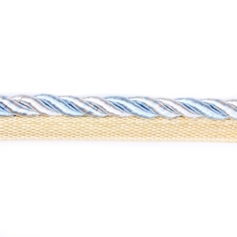 Кант шторный белый/голубой (SHK006) 50м фото 1