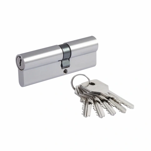 Цилиндровый механизм STD Z Л-90 (хром) (50-40) фото 1