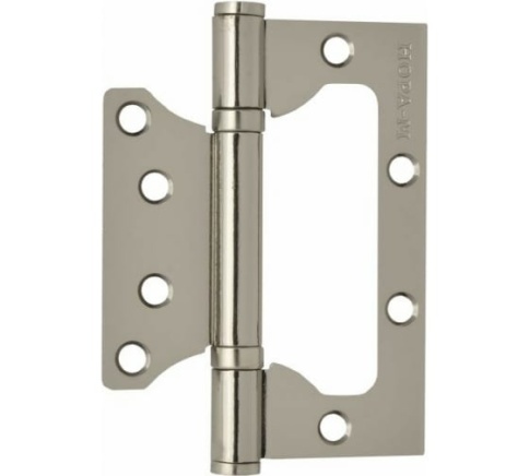 Петля накладная унив. 800-4" (хром покр.) без колп. (100х75х2,5) фото 1