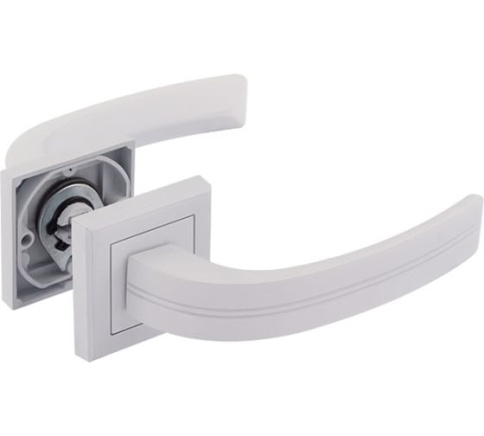 Ручка дверная AL 106К AL белый фото 1