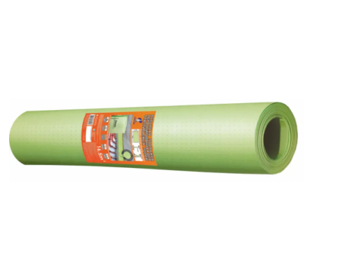 Подложка рулонная перфорированная для отапливаемых полов 9,1м х 1,1м х 2мм (10м2) фото 1