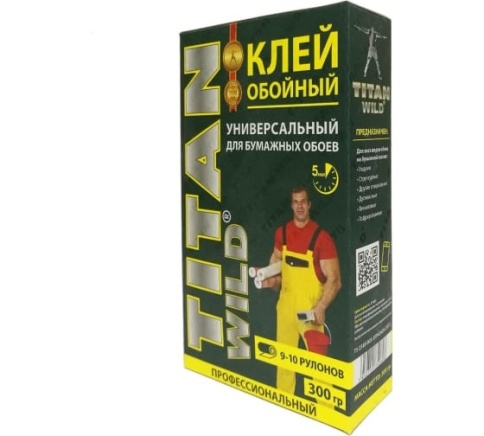 Обойный клей Титан WILD универсальный проф. 300г (30) фото 1