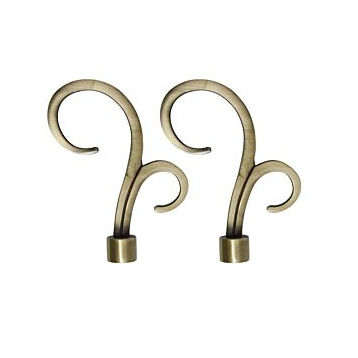 Наконечник 16мм Вьюнок Золото антик!! фото 1