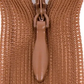 Молния потайная  35см S-033 св.коричневая SBS фото 1