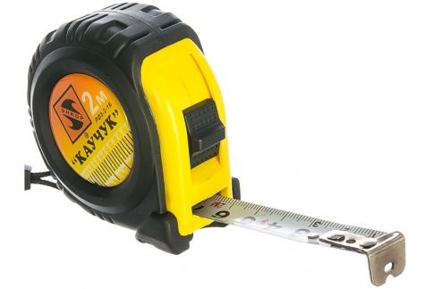 Энкор Рулетка 2м с фиксатором " Каучук " фото 1