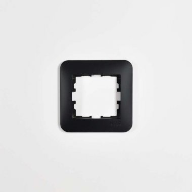 Lezard Рамка 1-ая горизонтальная черный бархат KARINA 708-4200-146 фото 1