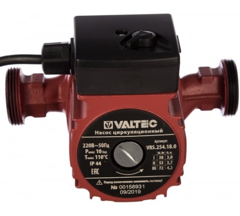 Насос VALTEC RC 25/4 (180) c гайками фото 1