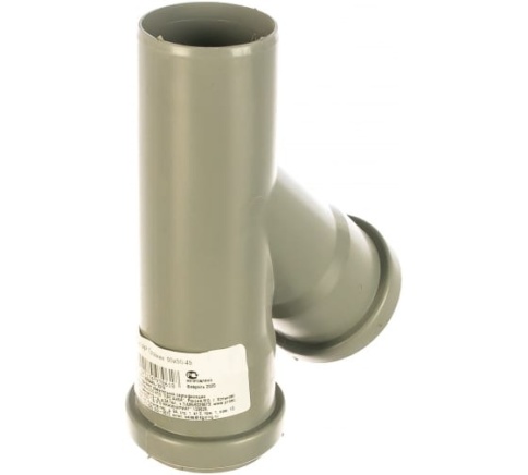 Тройник для внутр.канализации ПРОАКВА 50-50-45* фото 1