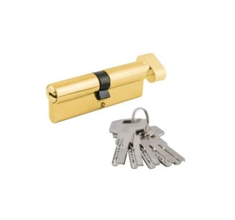 Цилиндровый механизм с вертушкой STD Z  ЛB-100 (золото) (50-50) фото 1