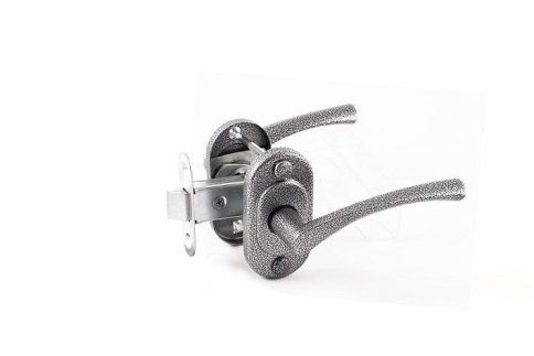 Ручка защелка ЗЩ2-03 серебро Омега З-Ф фото 1