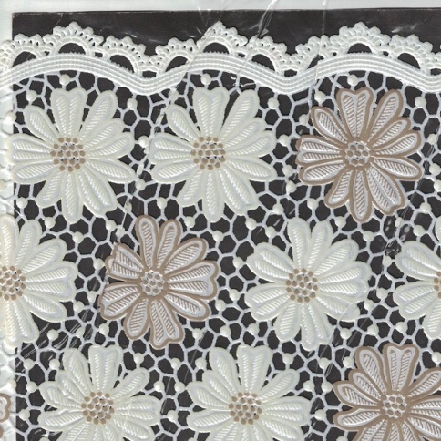 Клеенка стол MEGA LACE ажурная 1,4м 002C фото 1