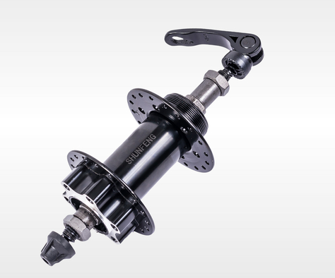 Втулка заднего колеса, стальная, черная. 36 отв., с эксцентриком, под диск 6 отв. (770006165) фото 1