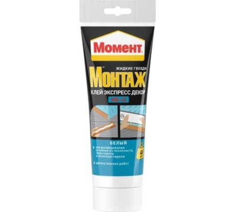 МОМЕНТ Монтажный клей 250г Экспресс-Декор МВ-45 (12) 1192822 фото 1