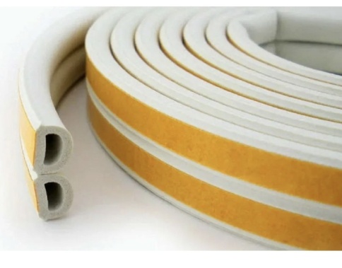 Уплотнитель D-профиль 12х10 белый фото 1