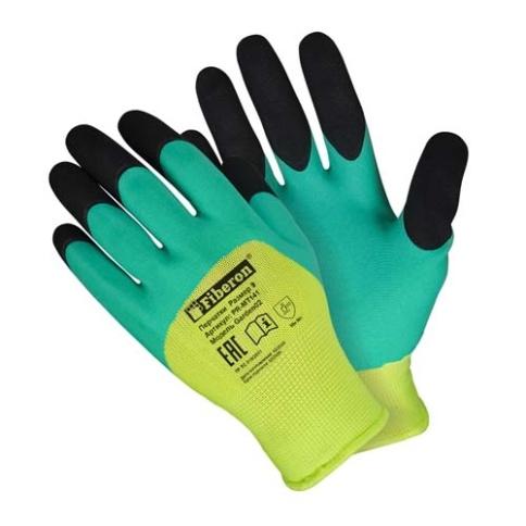 Перчатки "Для садовых работ: КОЛИБРИ", полиэстер, всп. латексное покрытие 9(L) PR-MT141 фото 1