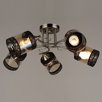 Люстра N4624/5 AB бронза фото 1