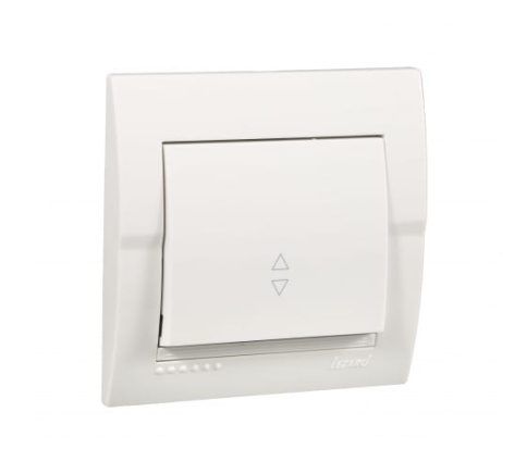 Lezard Выключатель проходной с/у 1кл белый DERIY 702-0202-105 фото 1