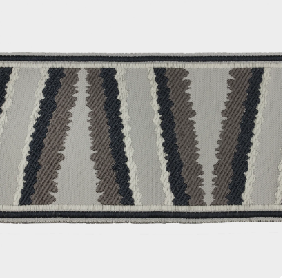 Бордюр для штор AS1883-12 Коричнев/черн/бел12см/25м фото 1