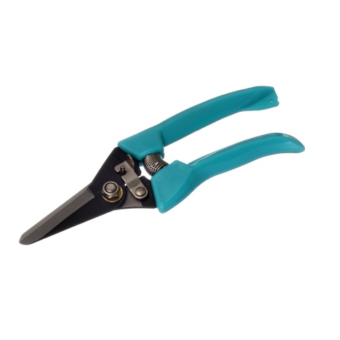 Ормис Секатор садовый с прям.лезвиями, нер.сталь пласт.рукоятки 180мм (68-0-006) фото 1