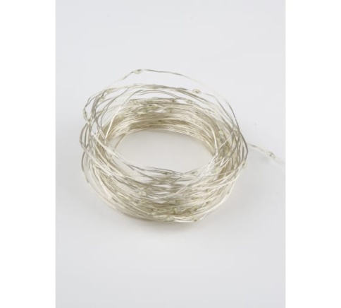 Гирлянда LED на бат.ULD-S1000-100/SCB/3AA Роса IP20 10м100диод.теп.бел.свет пр.медн.UnielUL-00005482 фото 1