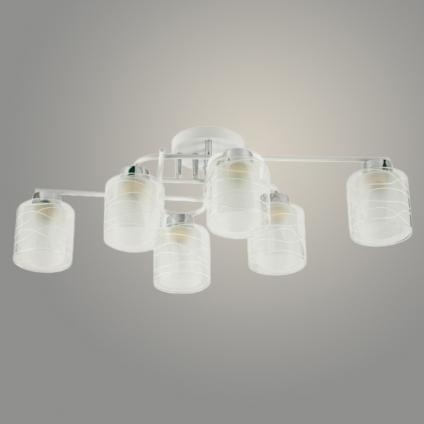 Люстра 07378/6 белый/хром Е27 фото 1