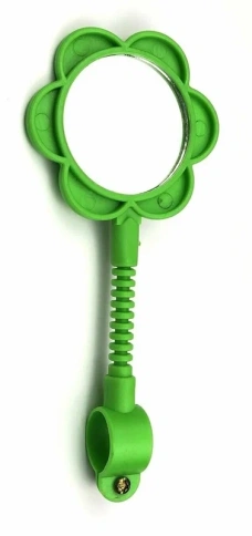 Зеркало велосипедное "Ромашка" на гтбкой ножке 77000387 фото 1