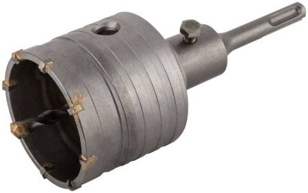 Коронка кольцевая по бетону, хвостовик 110мм в сборе, 68 мм. (33445) фото 1