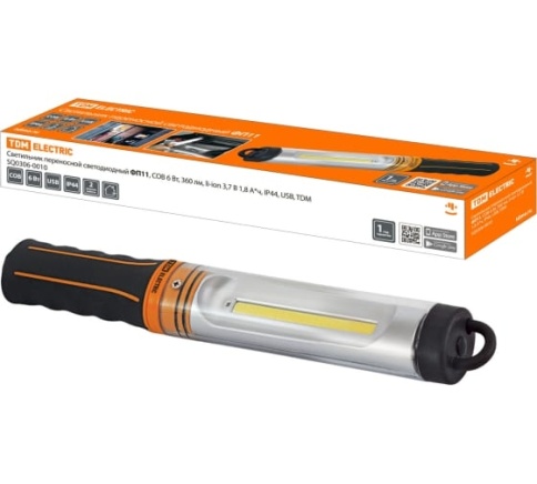 TDM Фонарь св-к св/д переносной ФП11, 6W SQ0306-0010 фото 1