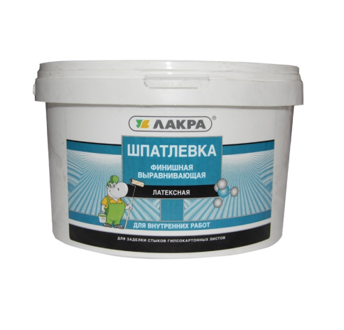 Лакра Шпатлевка латексная финишная 1.5кг фото 1