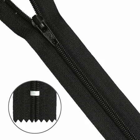 Молния "Трактор"Т5/16 черный неразъемная (20шт)  фото 1