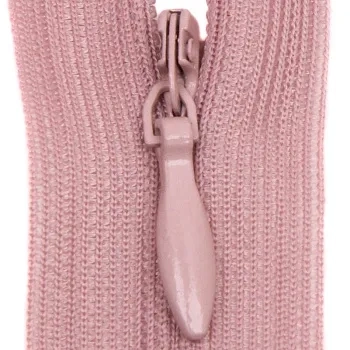 Молния потайная  50см гр.розовый S-221 фото 1