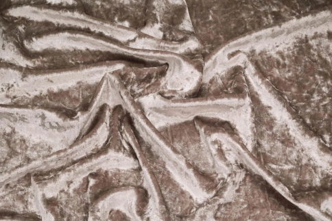 Бархат (велюр) мраморный KAR-RAY V8 беж фото 1