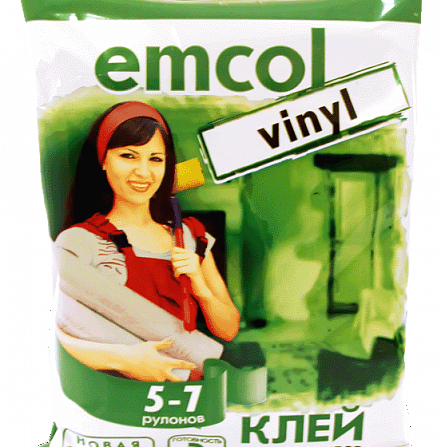 *Клей для обоев "Emcol  виниловый" 200гр (пакет) фото 1