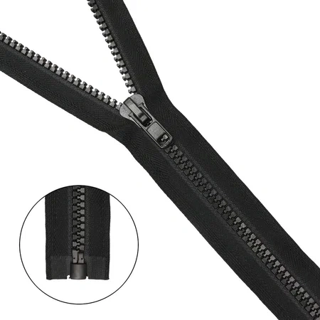 Молния "Трактор"Т8/80 черный разъемная S-580 (20шт)  фото 1