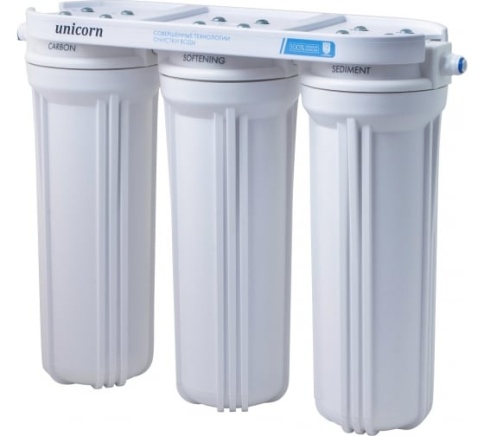 Unicorn FPS-3 (ST) Система фильтрации, трехступенчатая под мойку (Умягчение) фото 1