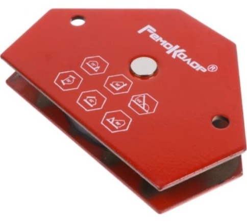 Ормис Угольник магнитный дл сварки 25LBS/11кг, углы 30,45,60,75,90,135 (73-0-206) фото 1