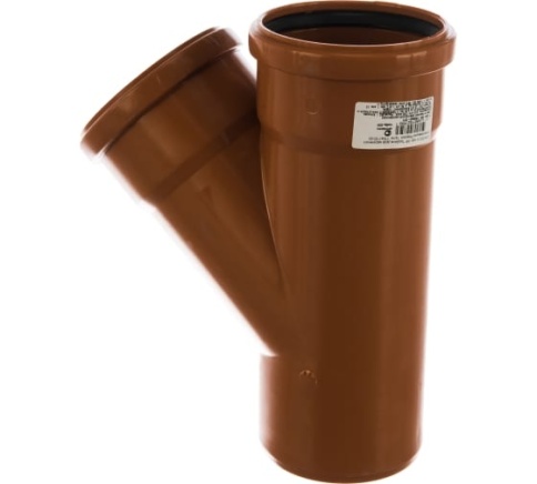 Тройник для наруж.канализации ПРОАКВА 110/110*45 фото 1