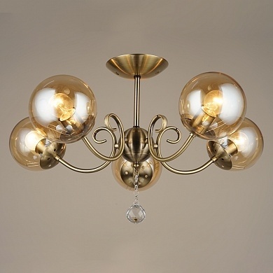 *Люстра N4471/5 AB бронза фото 1