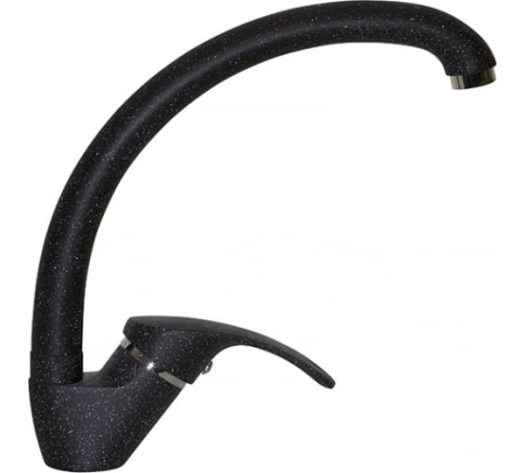 Смеситель для кухни 35к MIXLINE ML-GS02 (308) черный высокий излив фото 1